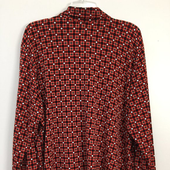 Lane Bryant Long Sleeve V-neck Button Down Blouse Size 22/24 EXCELLENT Condition - Picture 4 of 6